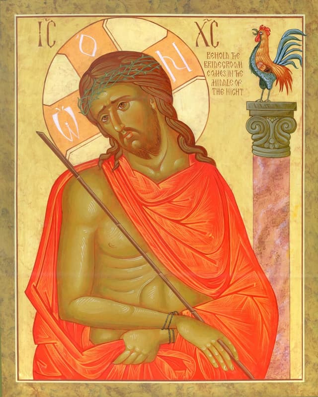 Icon of Christ the Bridegroom — 'Behold, the Bridegroom comes in the middle of the night'
